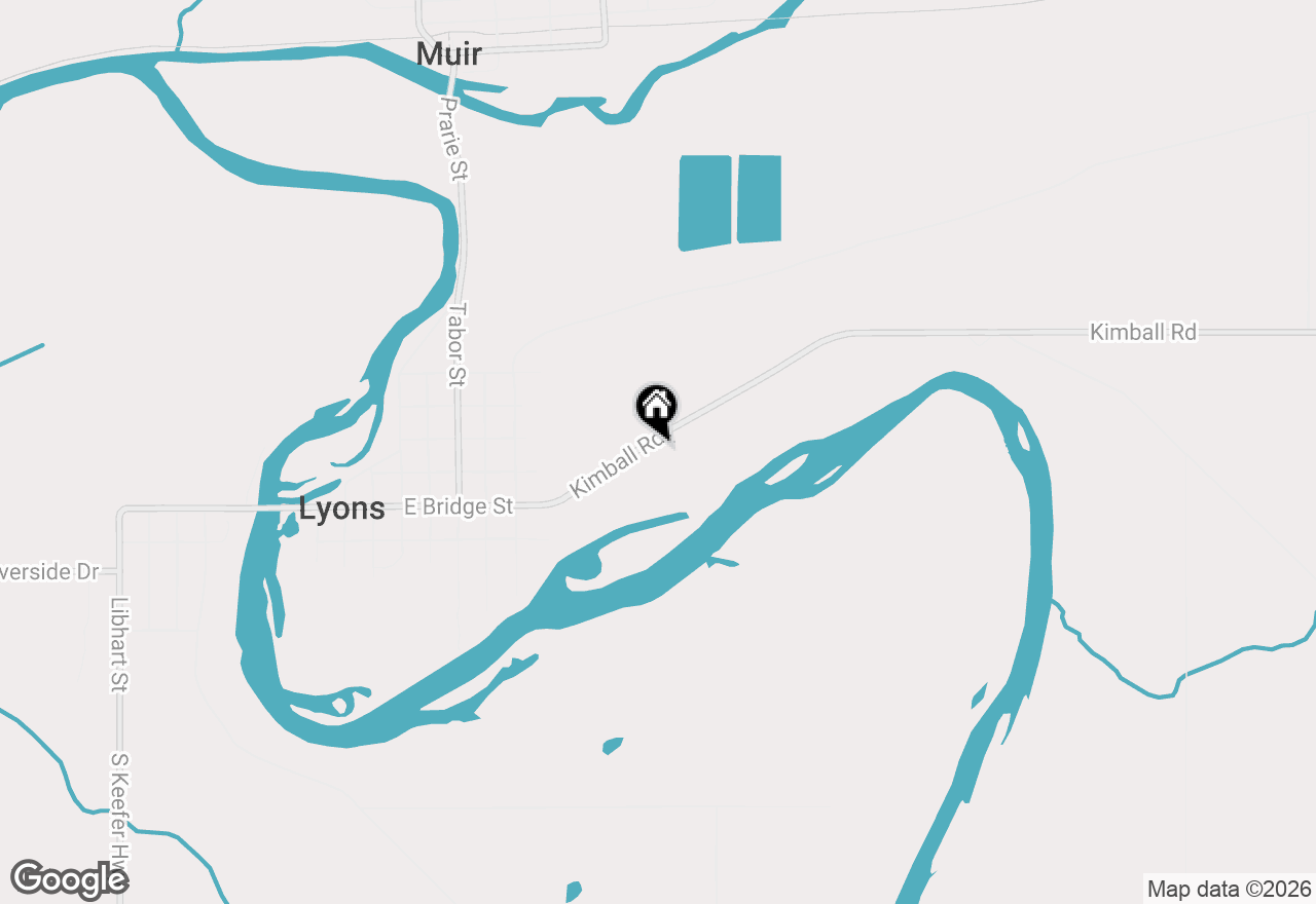 Map of 1233 E Bridge Street, Lyons, MI 48851