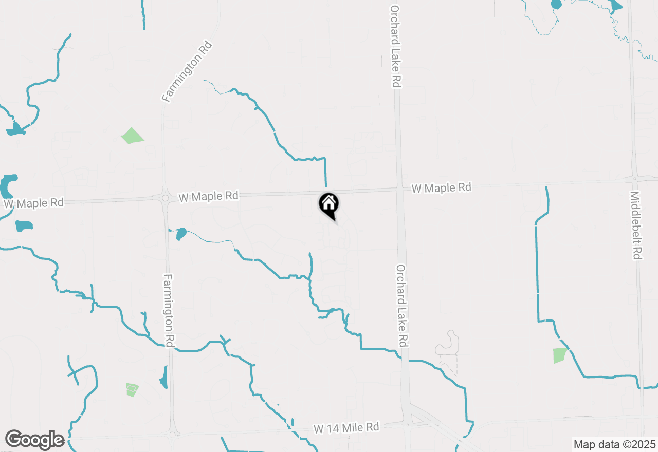 Map of 6621 Bellows Court, West Bloomfield, MI 48322