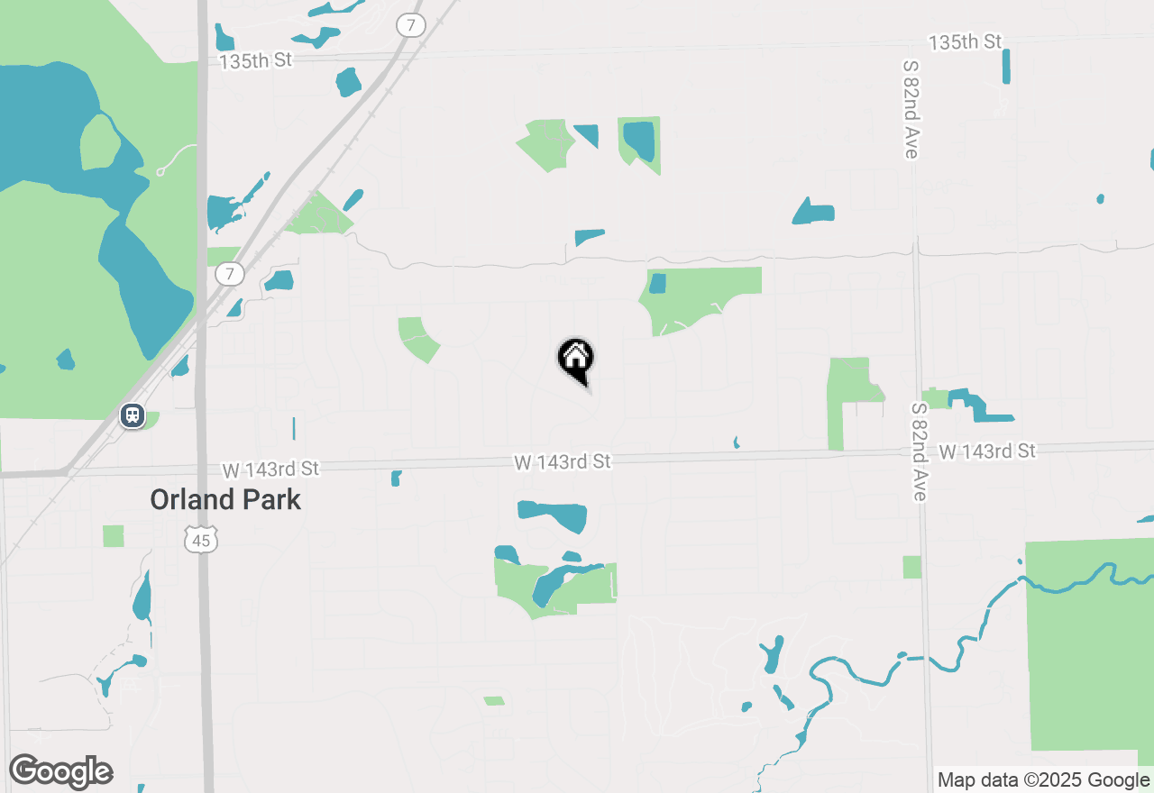 Map of 8834 Lori Lane, Orland Park, IL 60462