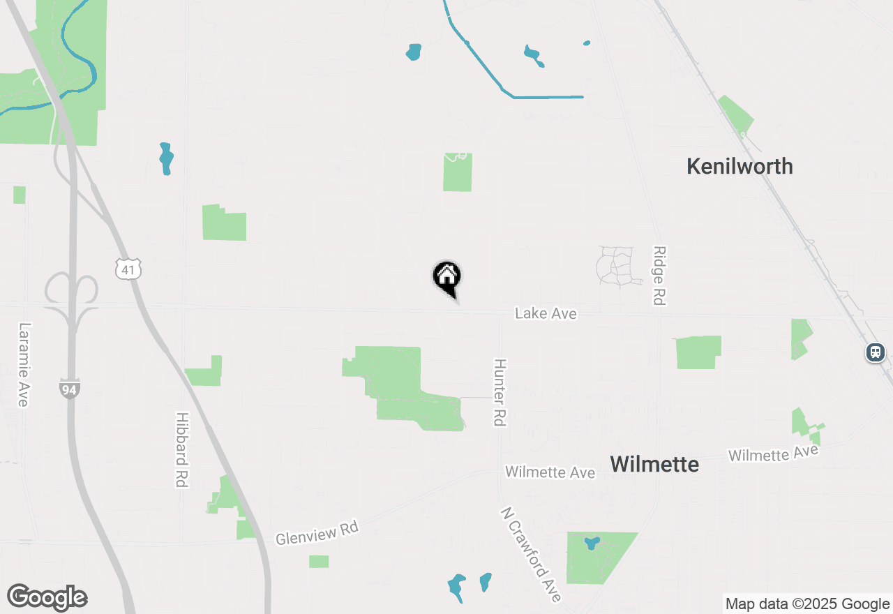 Map of 901 Pontiac Road, Wilmette, IL 60091