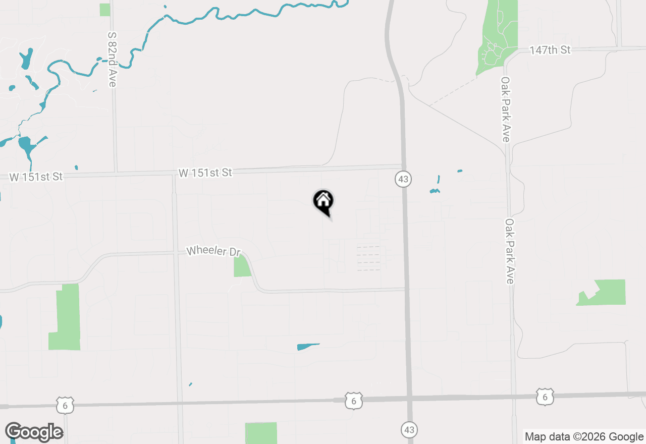 Map of 15263 Catalina Drive #2, Orland Park, IL 60462