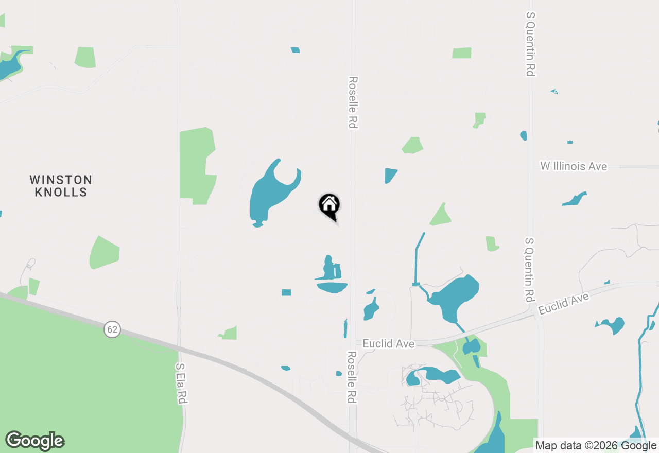 Map of 1434 Valley Lake Drive, Inverness, IL 60067