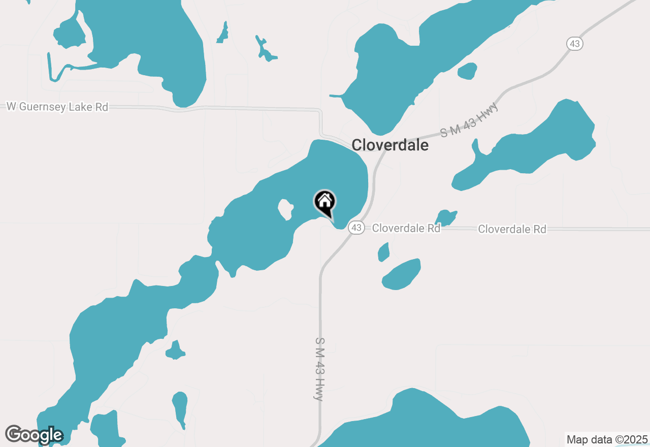 Map of 5480 W Cloverdale Road, Delton, MI 49046
