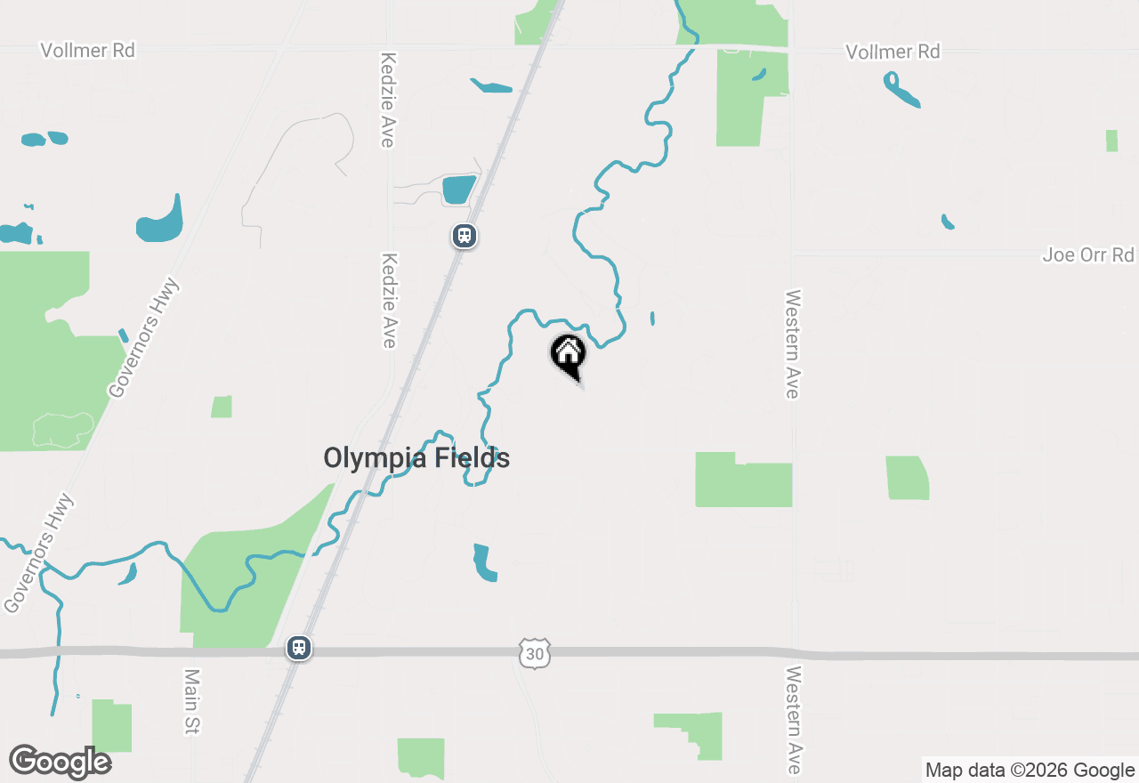 Map of 20601 Promethian Way, Olympia Fields, IL 60461