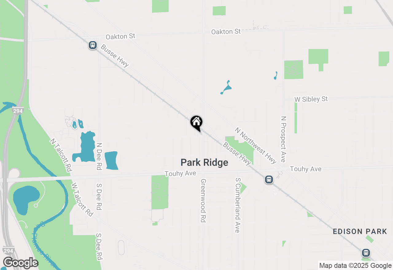 Map of 301 N Delphia Avenue, Park Ridge, IL 60068