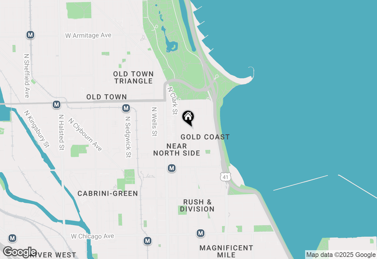 Map of 1407 N Dearborn Street, Chicago, IL 60610