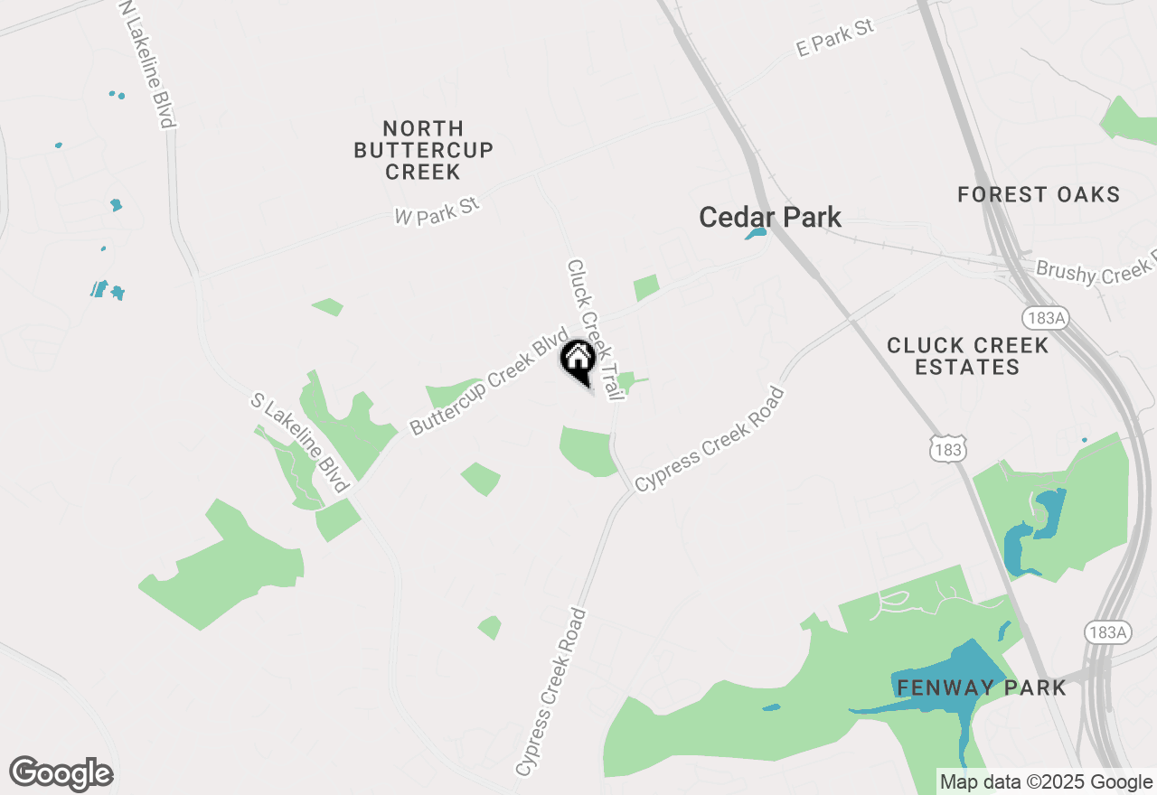 Map of 806 Sunny Ln, Cedar Park, TX 78613