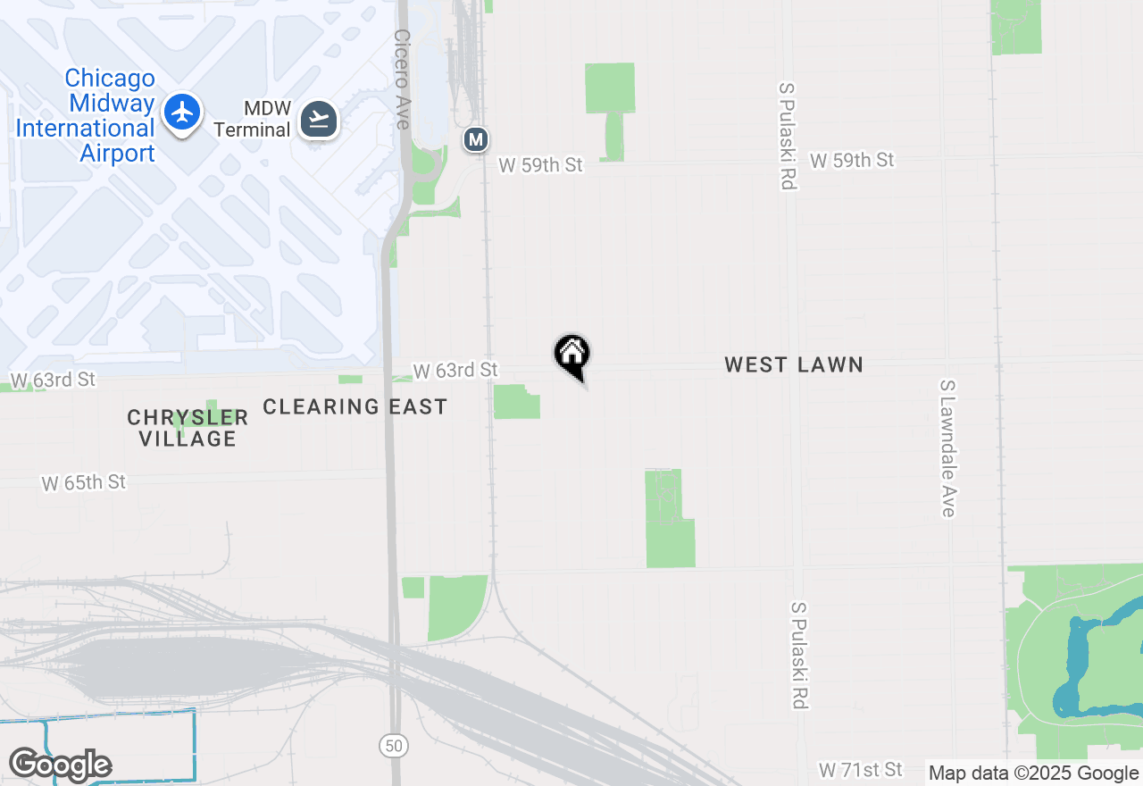 Map of 6327 S Kenneth Avenue, Chicago, IL 60629