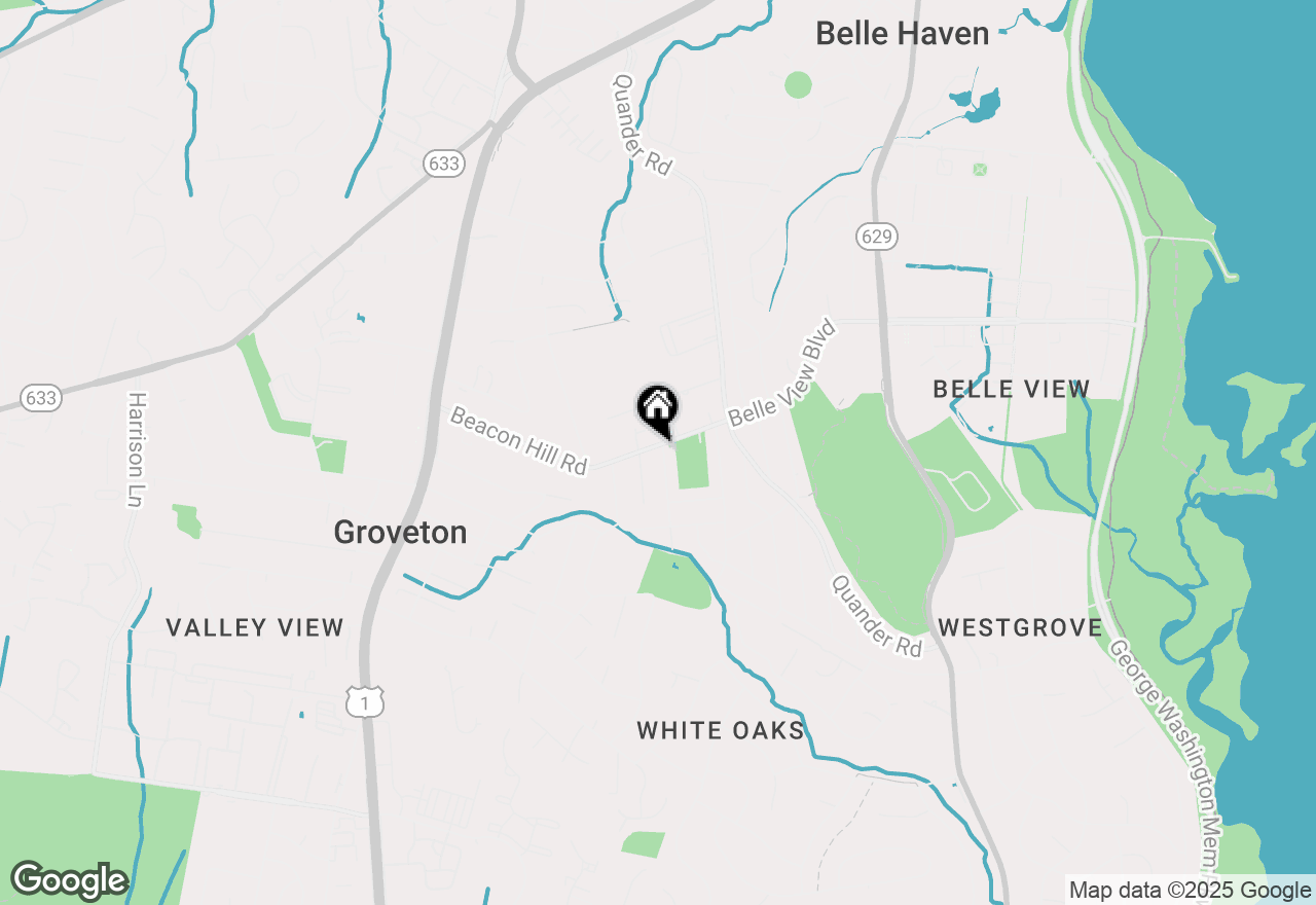 Map of 6724 Kenyon Drive, Alexandria, VA 22307