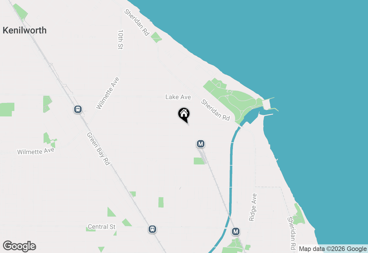 Map of 606 5th Street #606, Wilmette, IL 60091