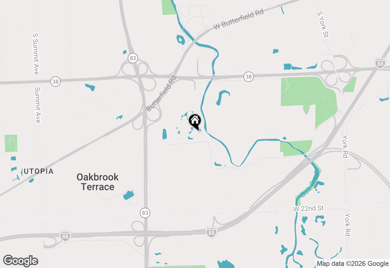 Map of 6 Oak Brook Club Drive #J308, Oak Brook, IL 60523