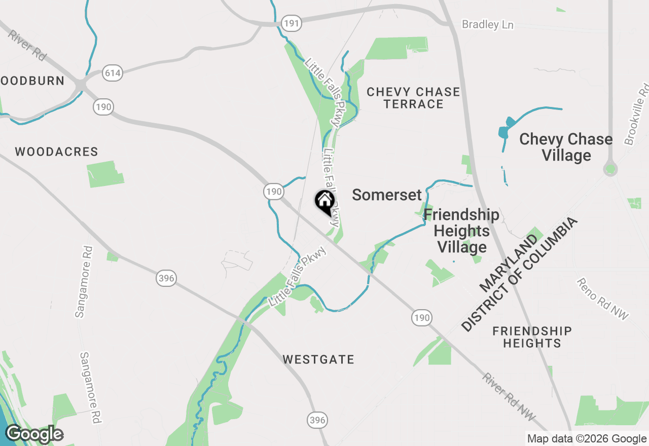 Map of 5101 River Road #712, Bethesda, MD 20816