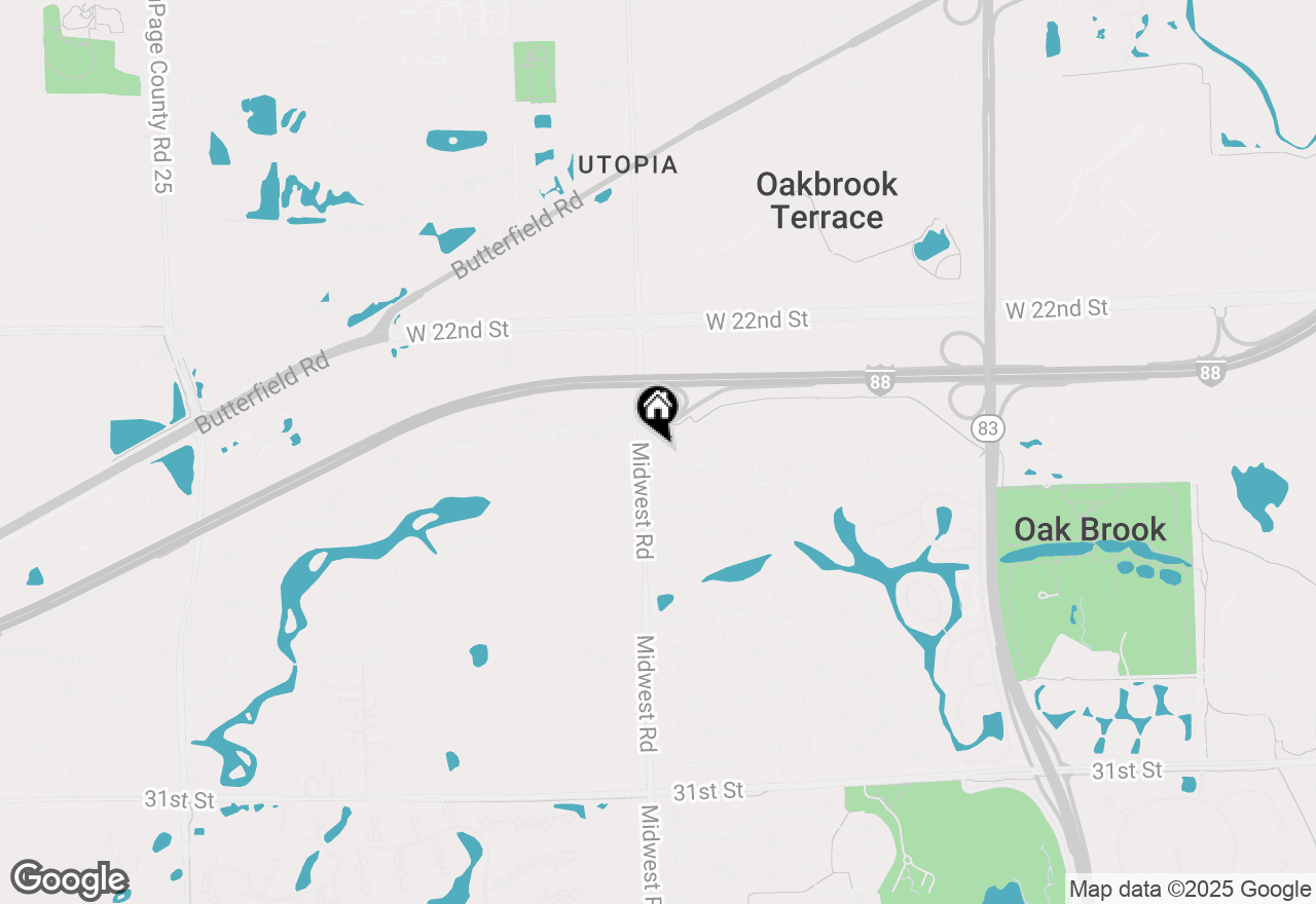 Map of 9 Kingston Drive, Oak Brook, IL 60523