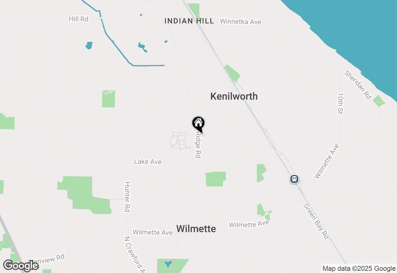 Map of 438.5 Ridge Road, Wilmette, IL 60091