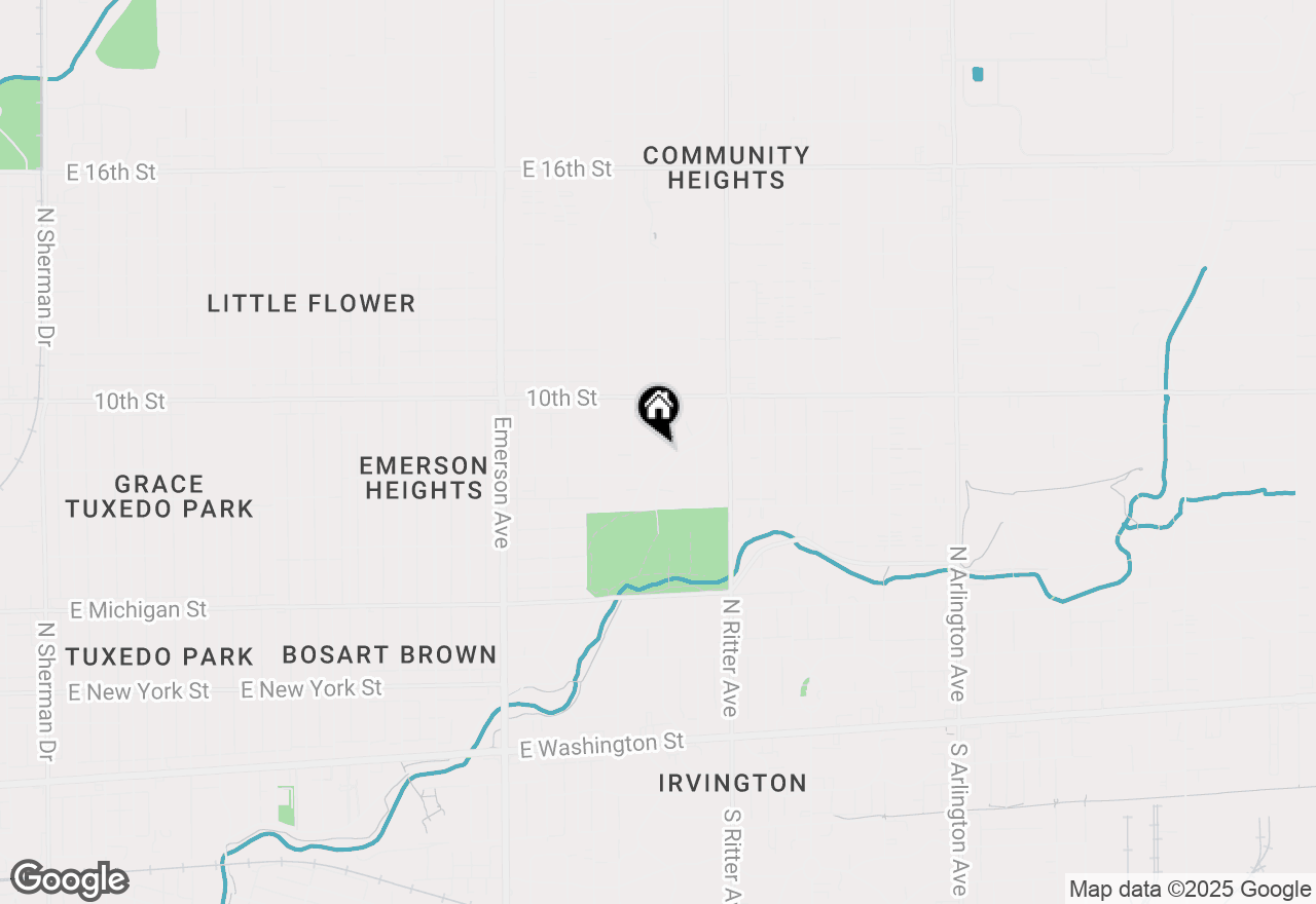 Map of 930 Ellenberger Parkway West Drive, Indianapolis, IN 46219
