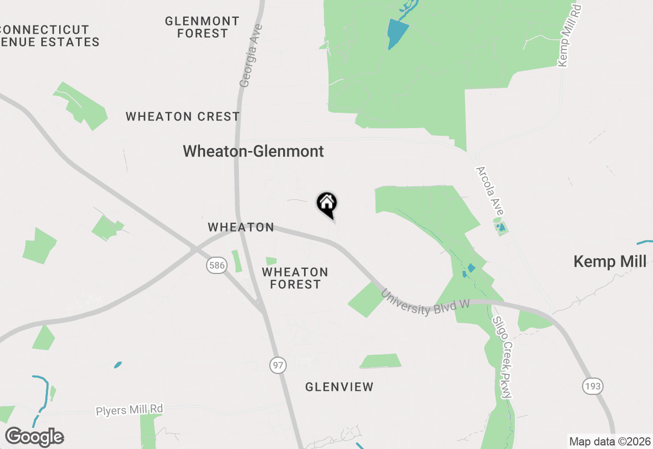 Map of 2045 Westchester Drive, Silver Spring, MD 20902