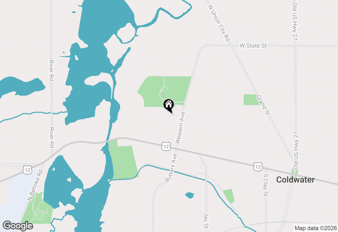 Map of 233 Hatch Avenue, Coldwater, MI 49036