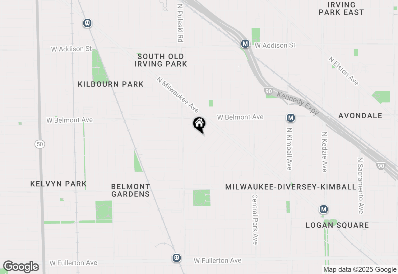 Map of 3072 N Davlin Court, Chicago, IL 60618