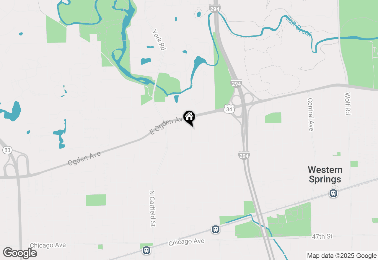 Map of 802 Franklin Street, Hinsdale, IL 60521