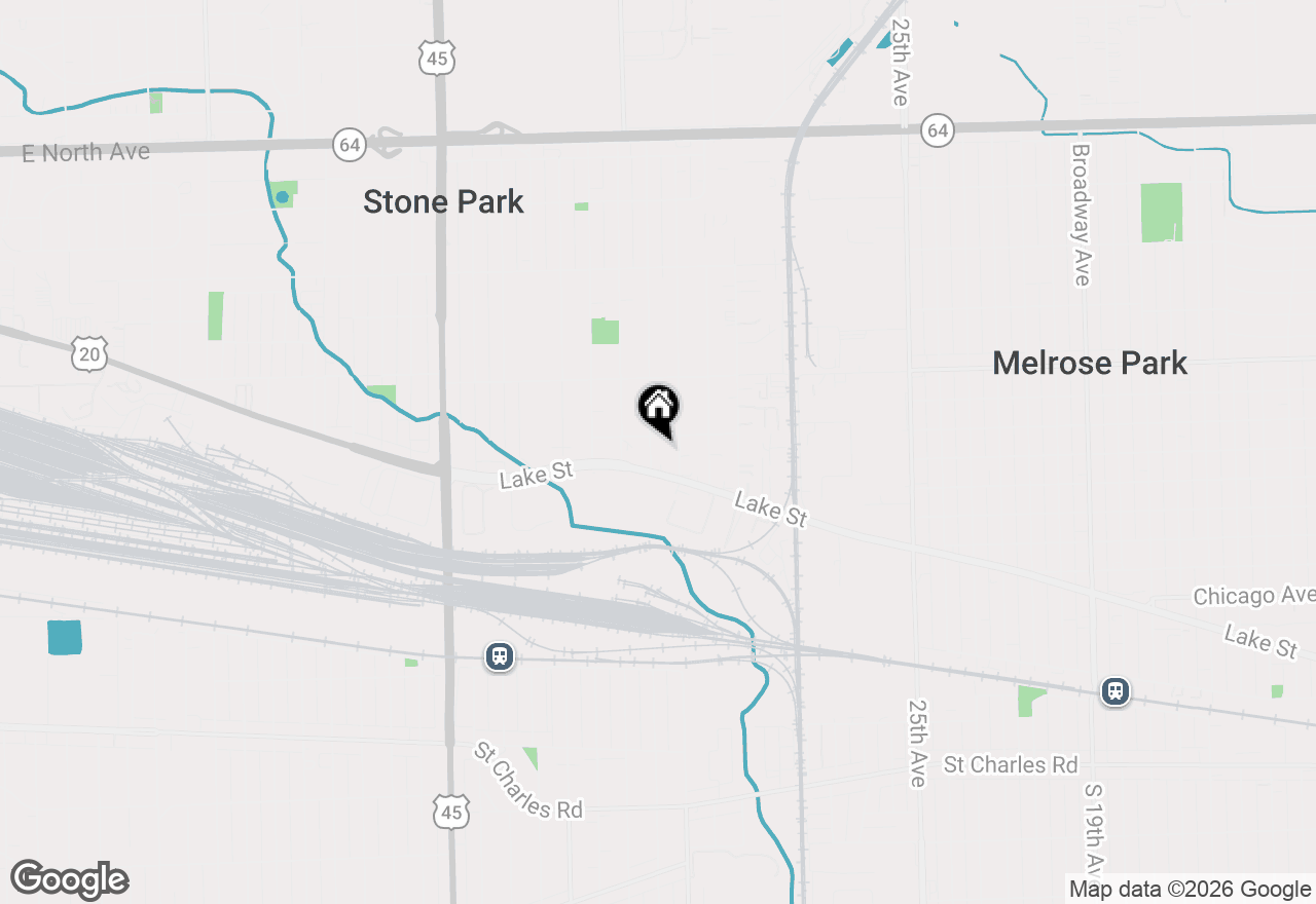 Map of 1213 N 34th Avenue #16, Melrose Park, IL 60160