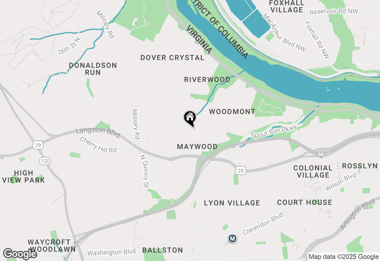 Map of 2314 N Kenmore Street, Arlington, VA 22201