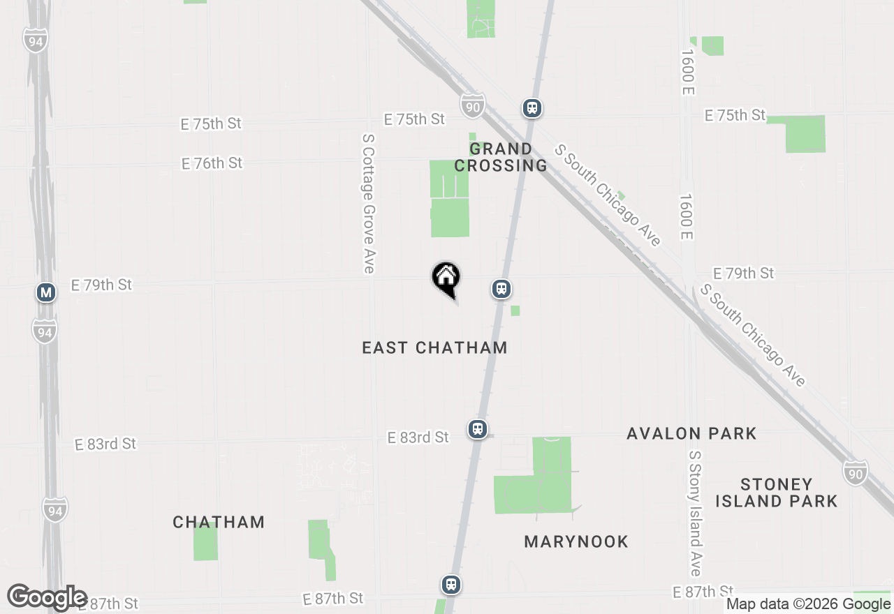 Map of 7944 S Ellis Avenue, Chicago, IL 60619
