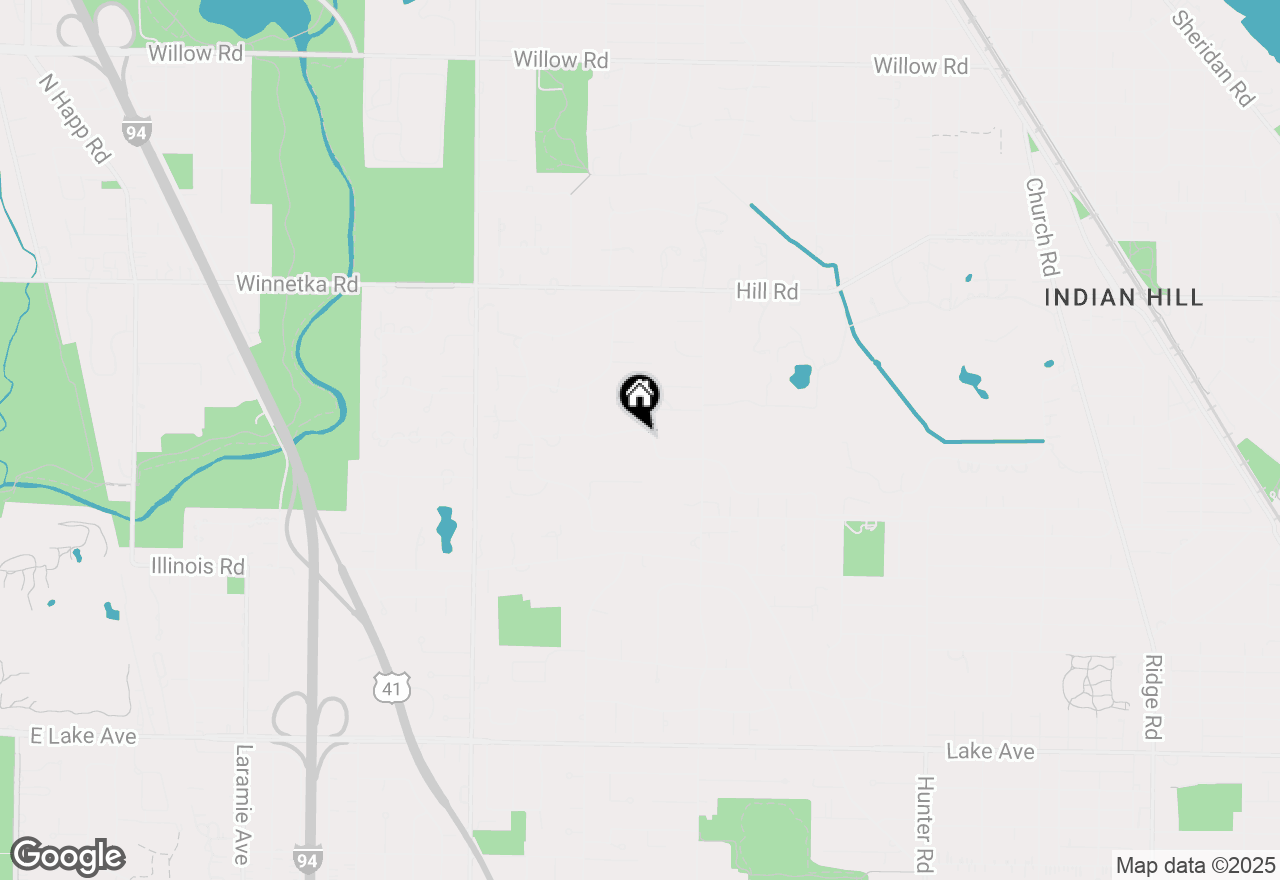 Map of 320 Woodley Road, Winnetka, IL 60093