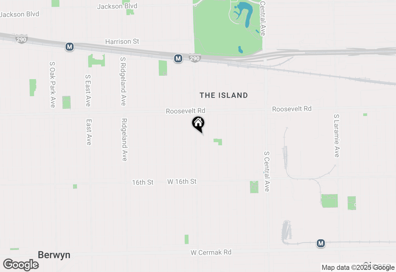 Map of 1321 S Austin Boulevard, Cicero, IL 60804