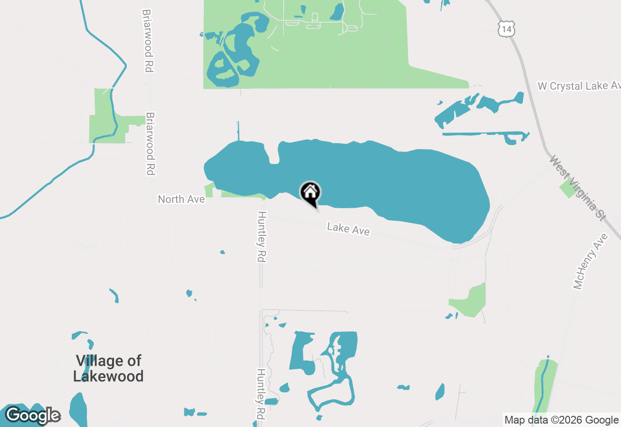 Map of 1777 S Shore Drive, Lakewood, IL 60014