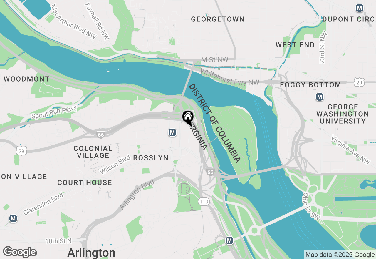 Map of 1111 19th Street N #1905, Arlington, VA 22209