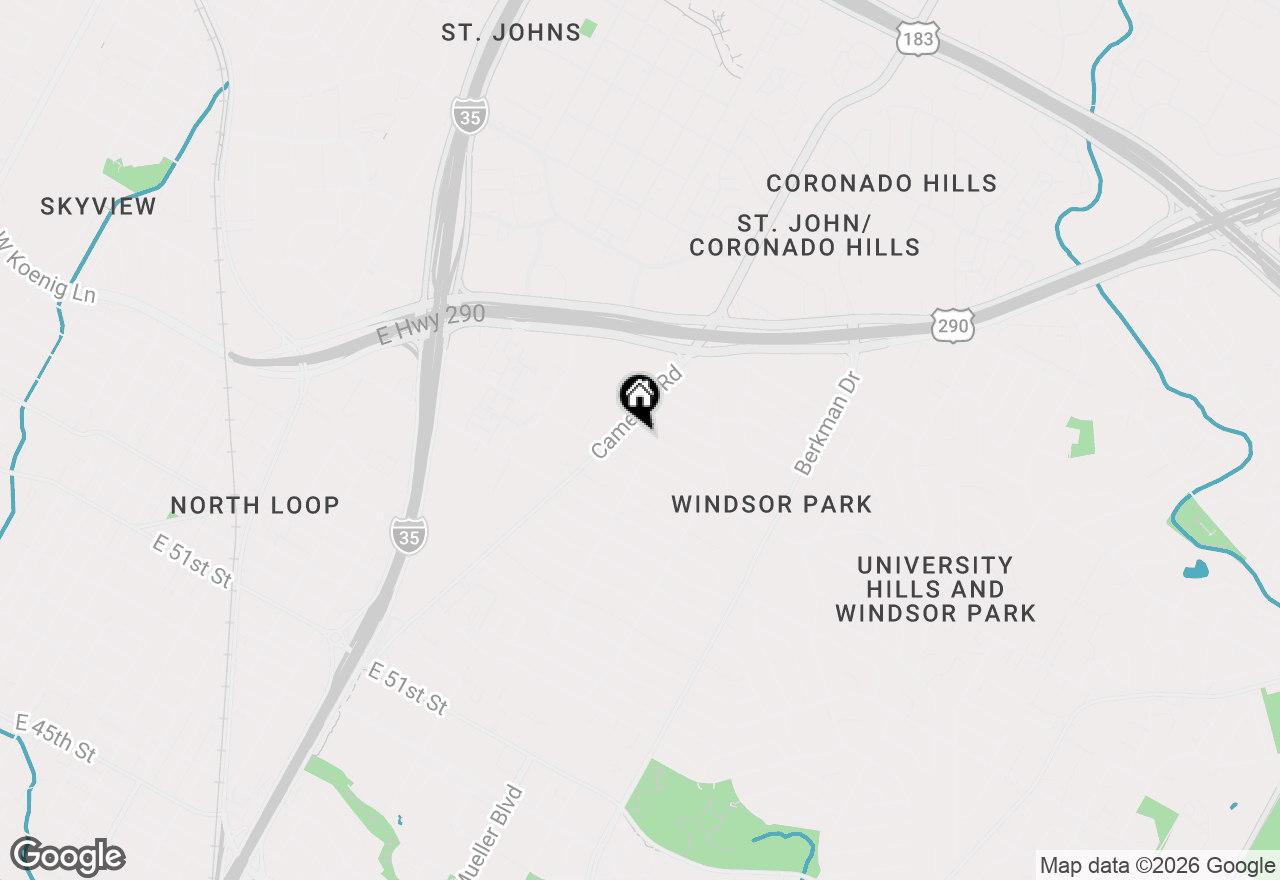 Map of 1307 Berkshire Dr, Austin, TX 78723