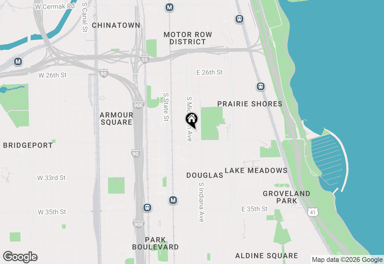 Map of 3041 S Michigan #504, Chicago, IL 60616