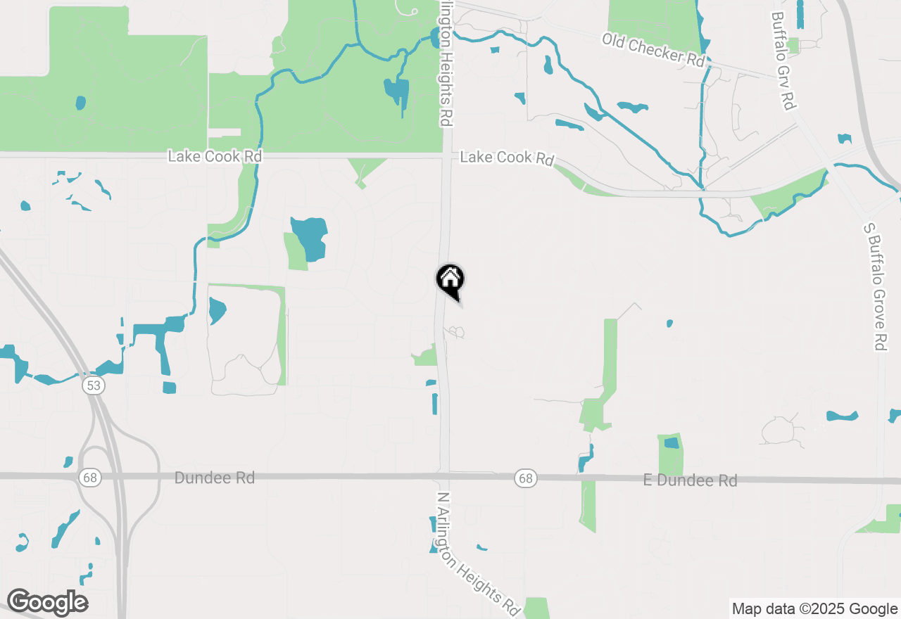 Map of 1130 Bernard Drive, Buffalo Grove, IL 60089