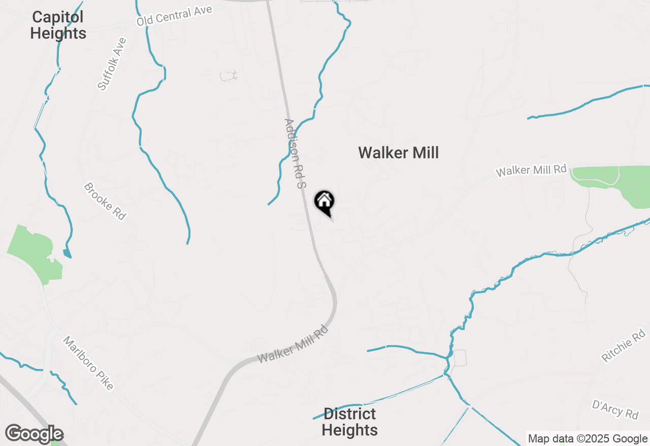 Map of 6571 Ronald Road, Capitol Heights, MD 20743