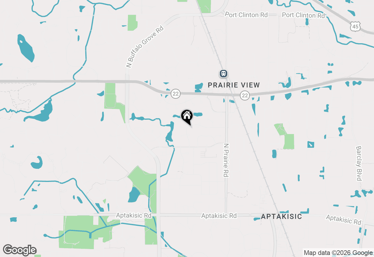Map of 68 Chestnut Terrace, Buffalo Grove, IL 60089