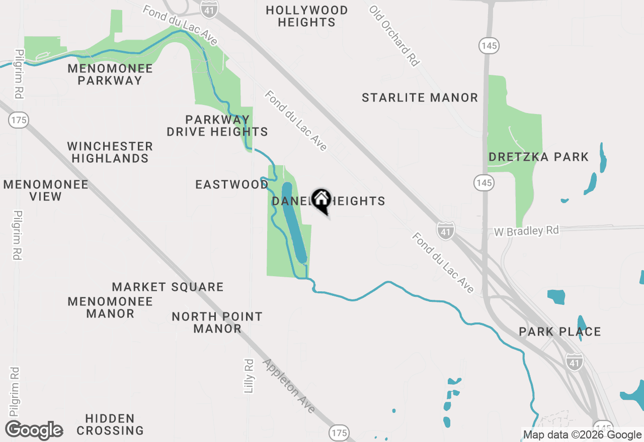 Map of N80W13519 River Park Dr #44D, Menomonee Falls, WI 53051