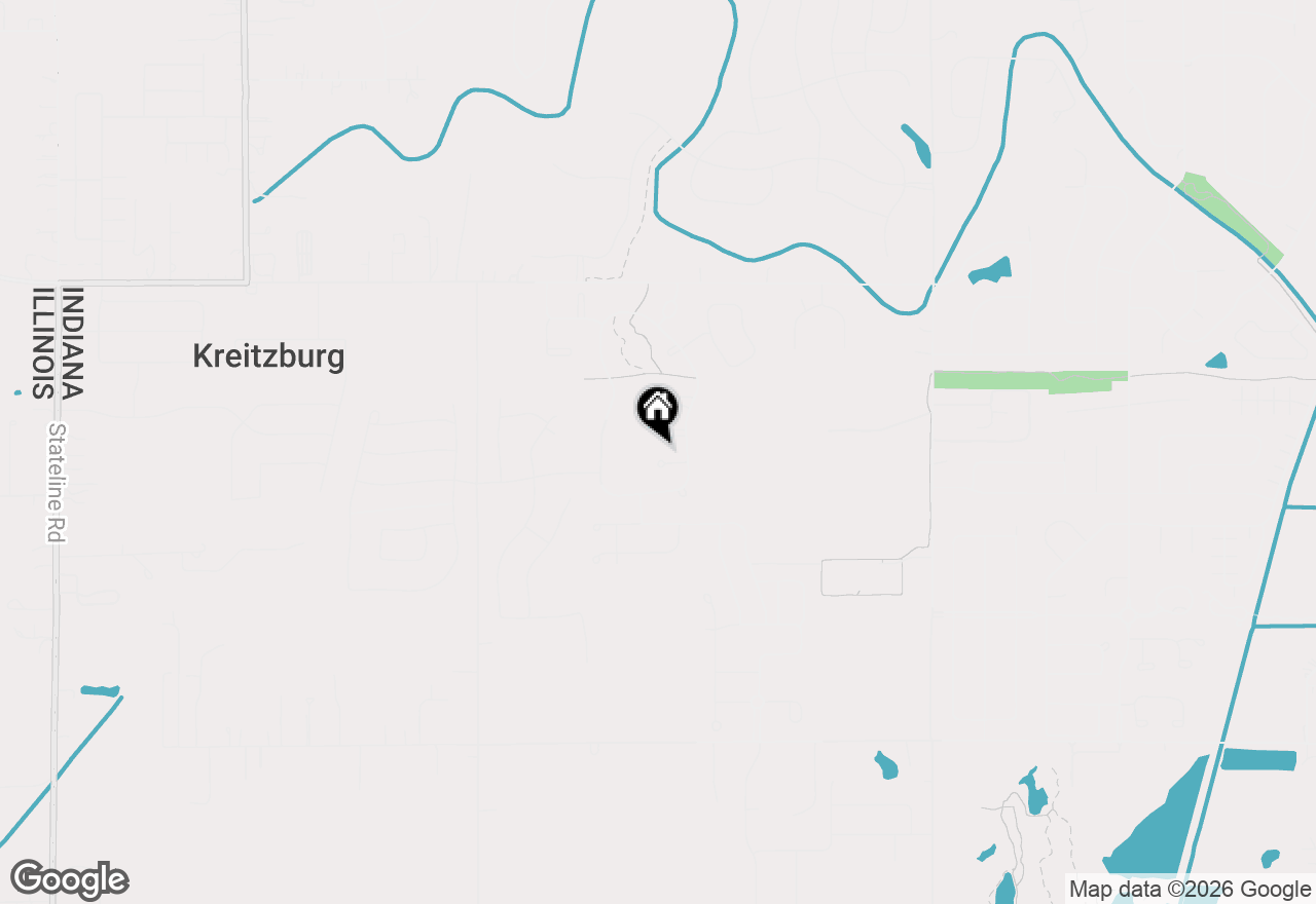 Map of 13691 Blue Springs Court, Dyer, IN 46311