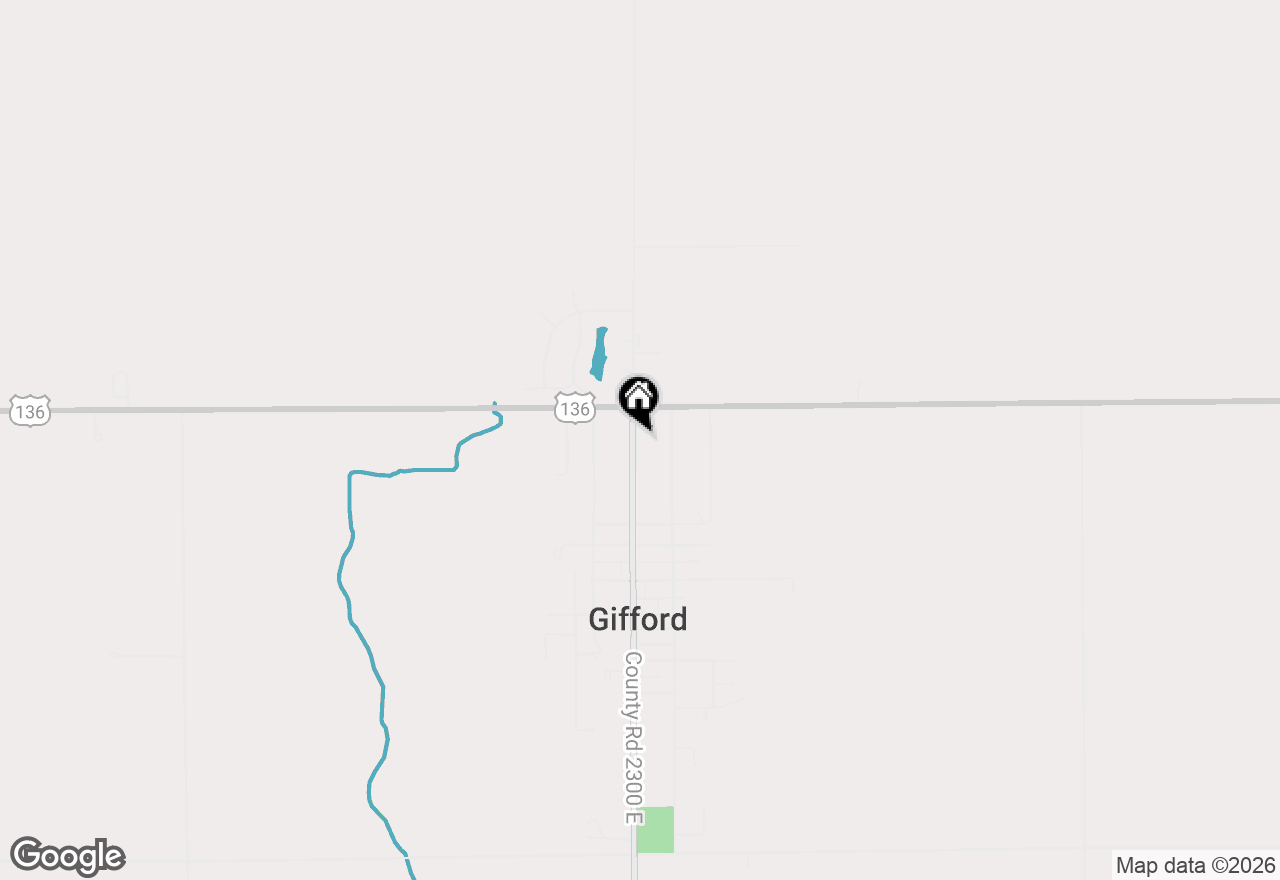 Map of 320 N Main Street, Gifford, IL 61847