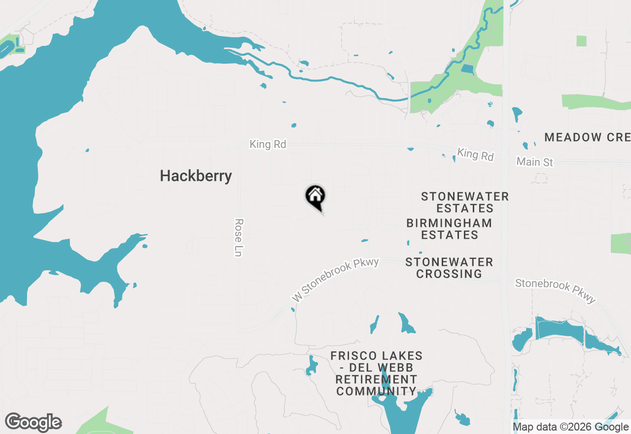 Map of 1821 Marina Point Court, Frisco, TX 75036