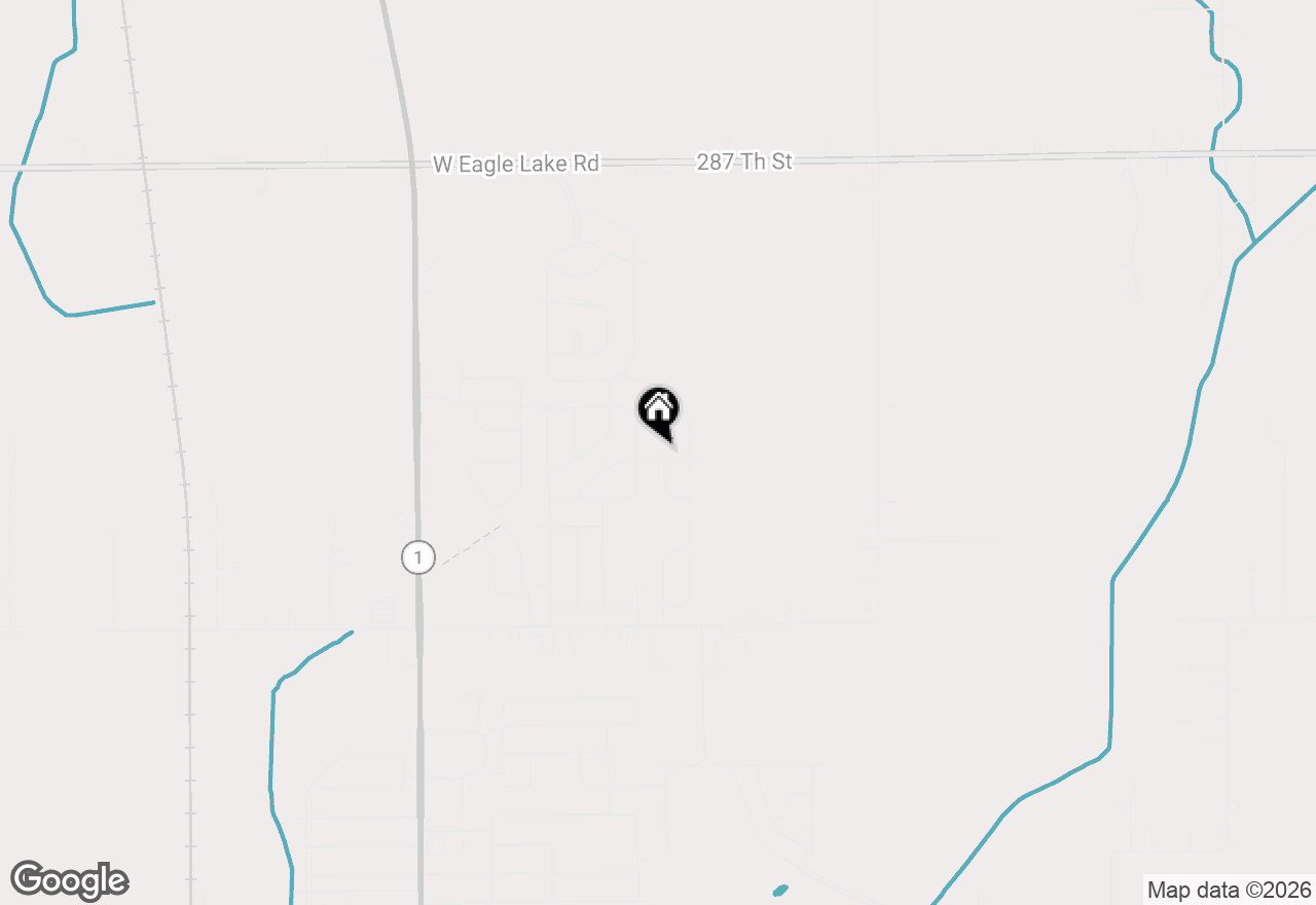 Map of 1599 Sawgrass Lane, Beecher, IL 60401