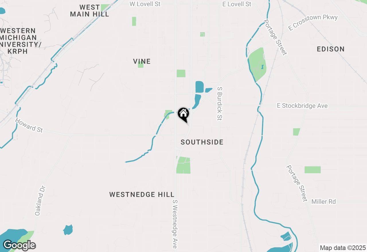 Map of 412 Howard Street #A, Kalamazoo, MI 49001