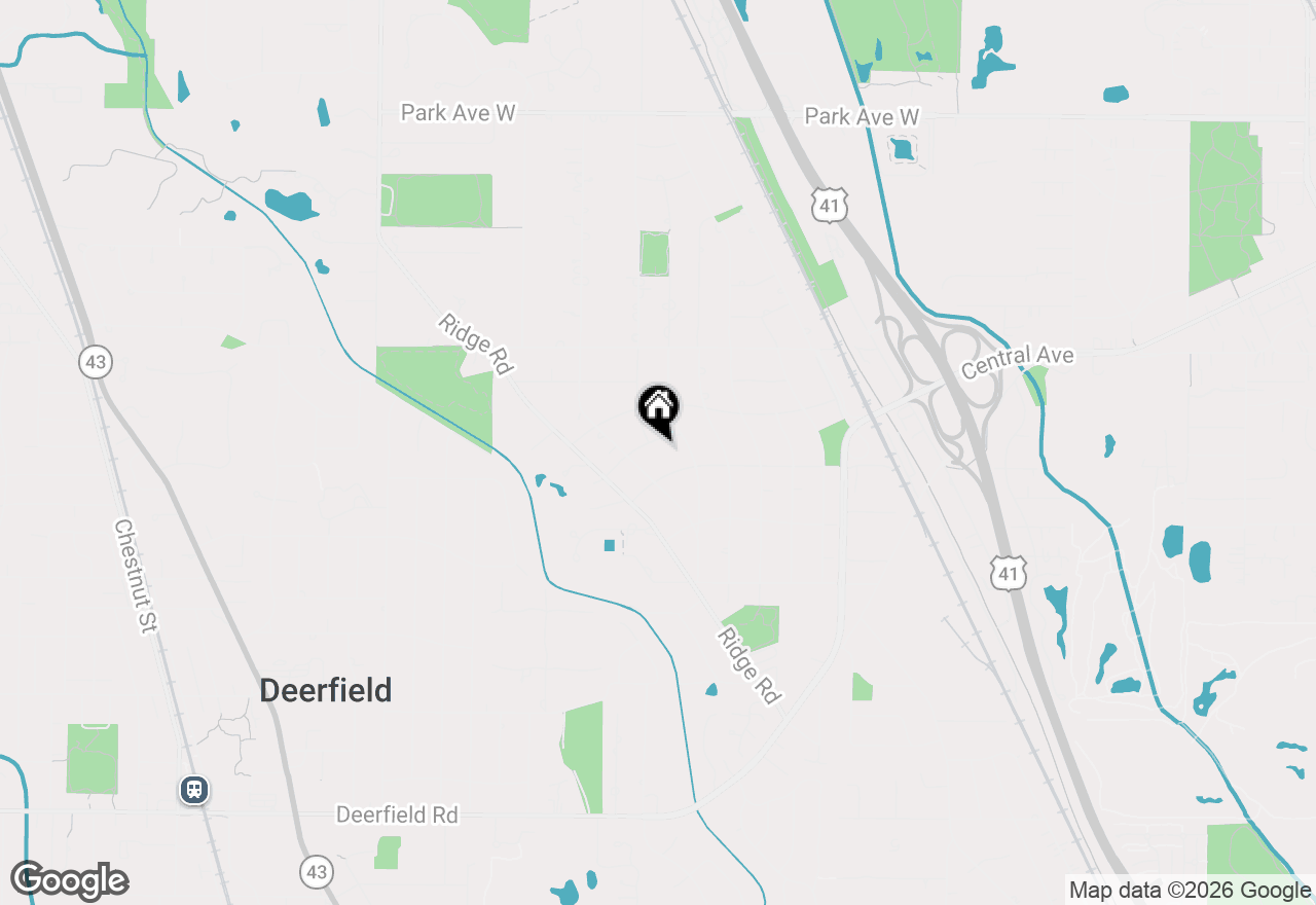 Map of 1864 Garland Avenue, Highland Park, IL 60035