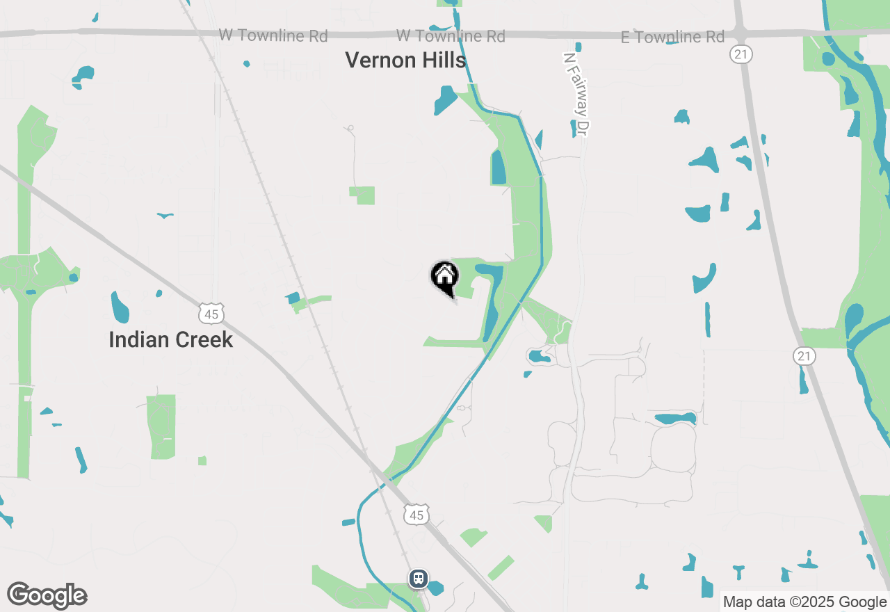 Map of 456 Woodland Chase Lane, Vernon Hills, IL 60061