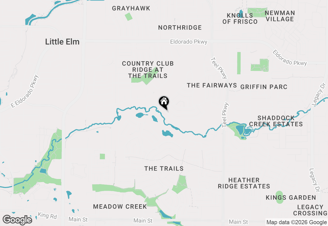 Map of 2077 Sleepy Hollow Trail, Frisco, TX 75033