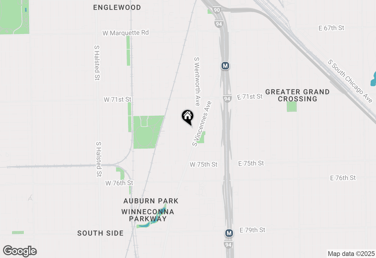 Map of 7250 S Yale Avenue, Chicago, IL 60621