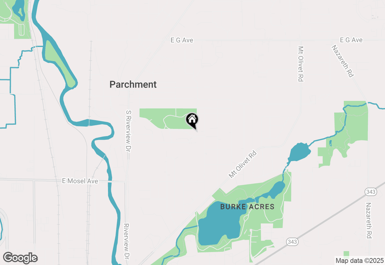 Map of 527 Parkdale Boulevard, Parchment, MI 49004
