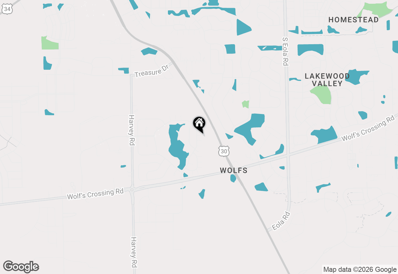 Map of 260 Devoe Drive, Oswego, IL 60543
