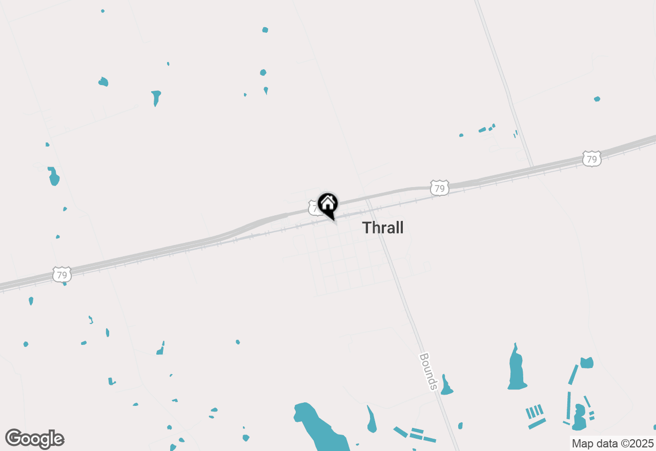 Map of 101 Alva Street, Thrall, TX 76578