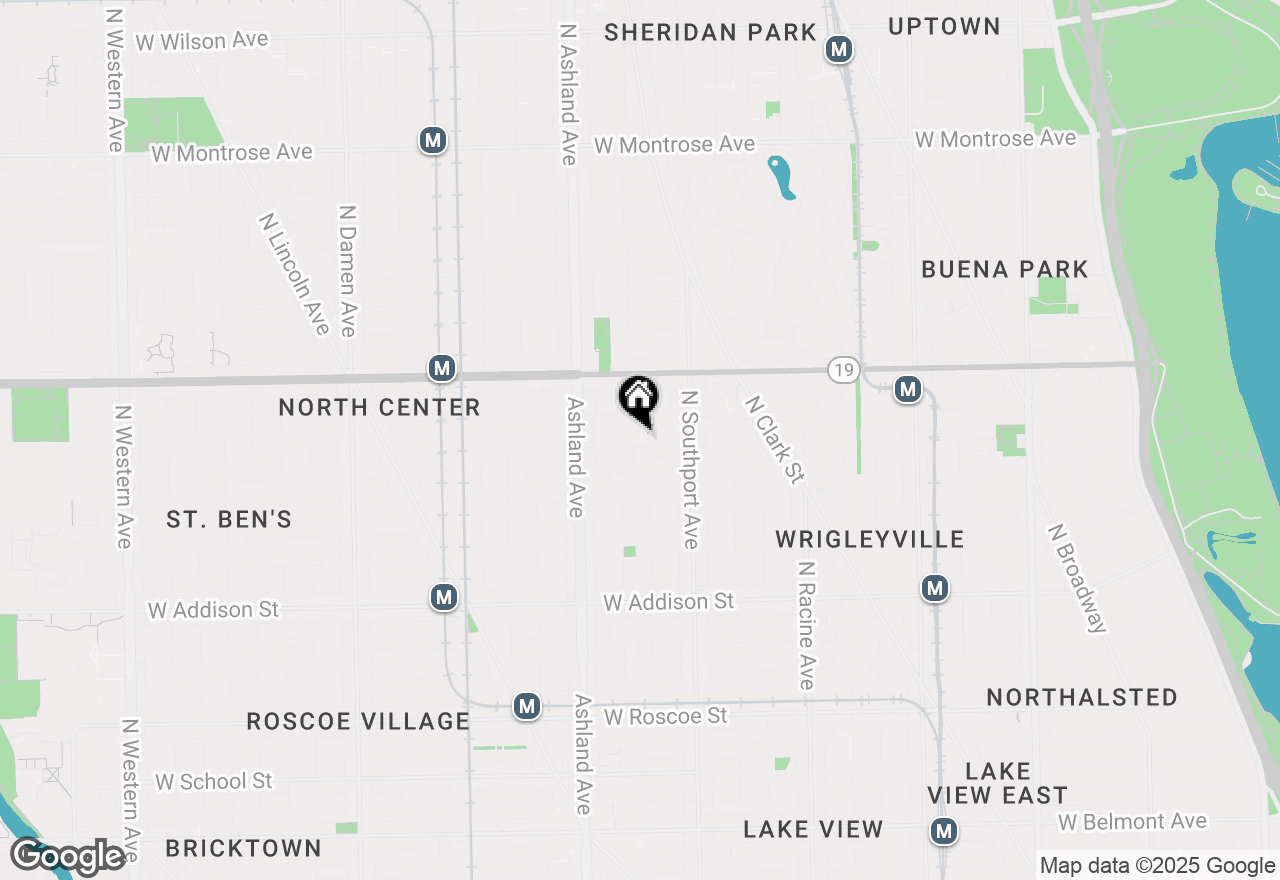 Map of 1457 W Byron Street, Chicago, IL 60613