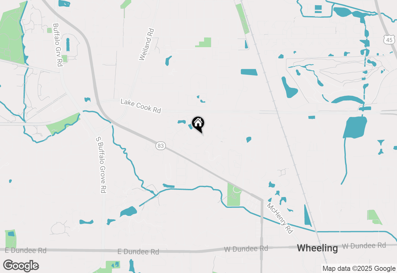 Map of 1168 Buckingham Court #A1, Wheeling, IL 60090